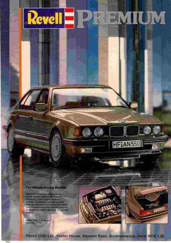 Ppot43 revell models 11x8 bmw - revell,